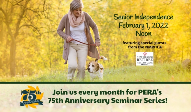 Join us for our February virtual seminar on Senior Independence!